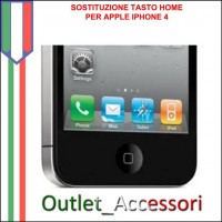 Sostituzione Riparazione Tasto Pulsante Home per Apple Iphone 4