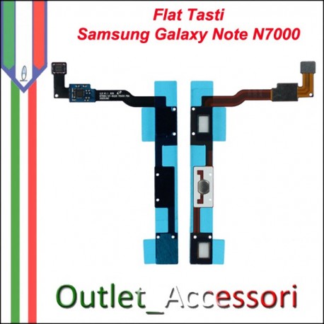 Flat Flex Tastiera Tasti Touch Cavo Ricambio Originale Connettore per Samsung Galaxy Note N7000 Gt-i9220 I9220