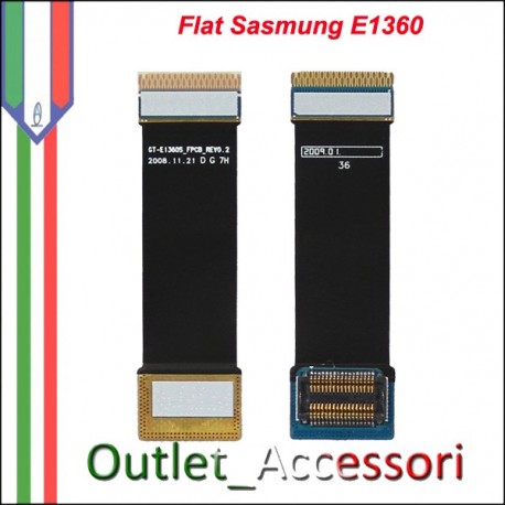 Flat Flex Slide Cavo Ricambio Originale Connettore per Samsung E1360