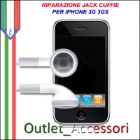 Riparazione Riparare Jack Cuffie Auricolari Musica Porta Iphone 3g 3gs
