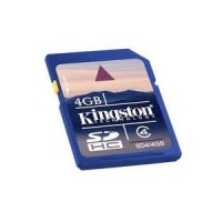 Memory Card Flash Memoria SD Kingston 4GB Originale in confezione Blister sigillata