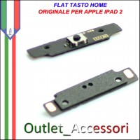 Circuito Tasto Home Flat Flex Jack Ricambio Originale per Apple Ipad 2 Ipad2