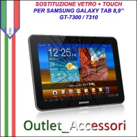 Riparazione Sostituzione Cambio Vetro Touch Touchscreen Rotto per Samsung Galaxy Tab 2 P7300 P7310