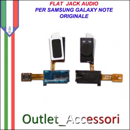 Flat Flex Connettore Jack Audio Cuffie per Samsung Galaxy Note N7000 Ricambio Originale