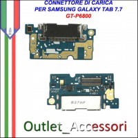 Flat Connettore Usb Ricarica Dock per Samsung Galaxy Tab 7.7 P6800 ORIGINALE 