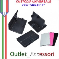 Custodia Cover per Tablet 7'' Bianco Universale Linq