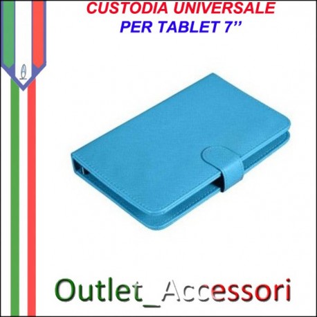 Custodia Cover per Tablet 7'' Universale Colori Vari
