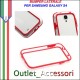 Bumper Cover Custodia Rosso Red per Samsung Galaxy S4 I9500 I9505