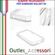Bumper Cover Custodia Trasparente Bianco per Samsung Galaxy S4 I9500 I9505