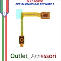 Flat Flex Cavo Power Accensione per Samsung Galaxy Note 2 N7100 N7105