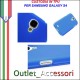 Cover Custodia Case TPU Silicone BLU Azzurra per Samsung Galaxy S4 I9500 I9505