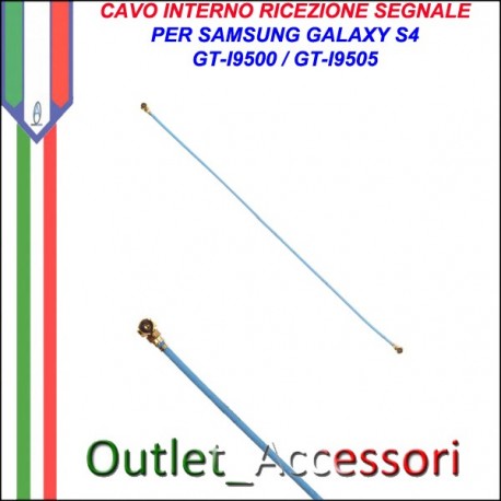 Flat Cavo Coassiale Segnale Ricezione per Samsung Galaxy S4 I9500 I9505