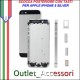Scocca Housing Copribatteria Back Cover per Iphone 5 Silver Grigia con Tasti