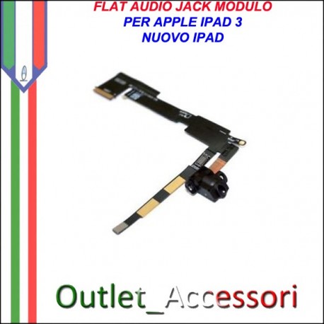 Flat Flex Ricambio Modulo Jack Audio per Apple Ipad 3 Ipad3 Nuovo