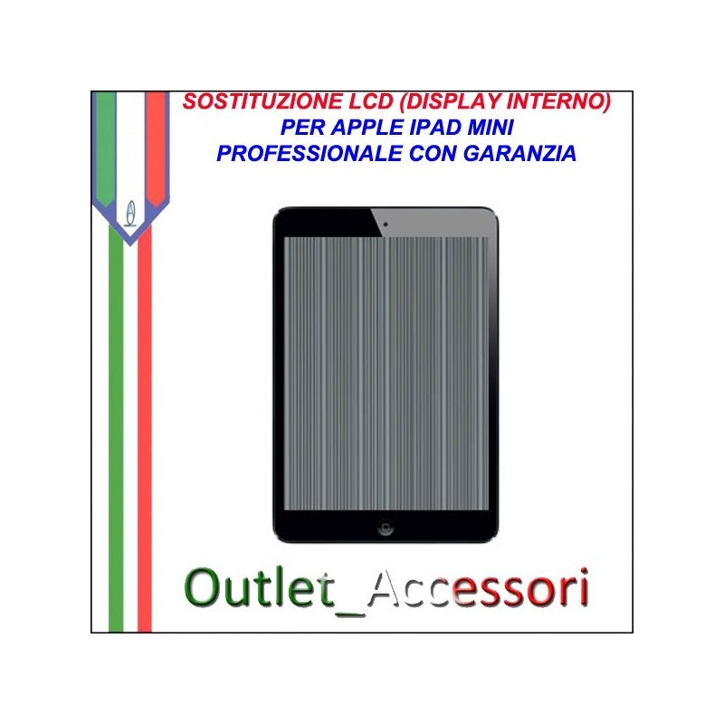 Sostituzione Riparazione Cambio Assemblaggio LCD Display Rotto Apple Ipad Mini