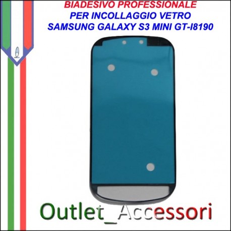 Adesivo Biadesivo Colla per Vetro Galaxy S3 Mini I8190 Samsung Professionale 3M