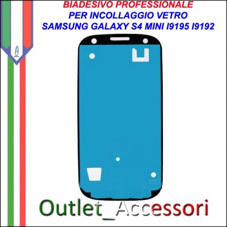 Adesivo Biadesivo Colla per Vetro Galaxy S4 MINI I9192 I9195 Samsung Professionale 3M