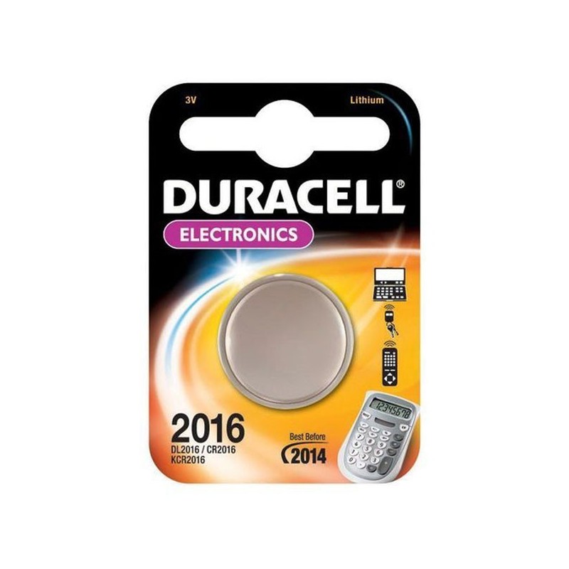 Batteria Pila Duracell DL2016 Originale in Blister