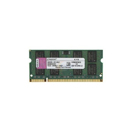 Modulo Banco Memoria Ram RAM 2GB KINGSTON SO-DIMM DDR2 800 Notebook Netbook KVR800D2S6/2G