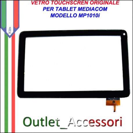 Vetro TouchScreen Touch Mediacom MP1010i MP-1010i Tablet Ricambio Originale