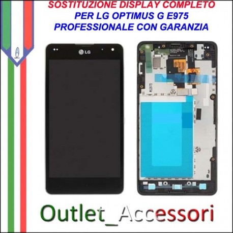 Riparazione Dispaly Lcd Touch LG E975 Optimus G Cambio Touchscreen Schermo Rotto