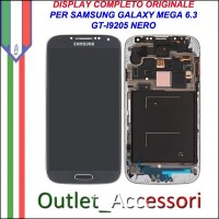 Sostituzione Riparazione Display Samsung Galaxy Mega 6.3 I9205 Cambio Assemblaggio Vetro Cornice Schermo Rotto