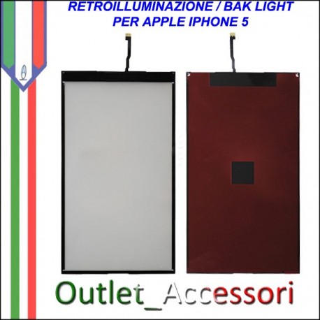 Retroilluminazione Back Light per Apple Iphone 5
