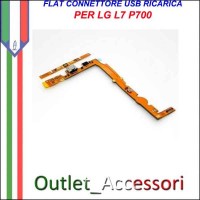 Flat Connettore USB Ricarica LG L7 P700 Home Microfono Ricambio Originale