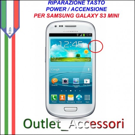 Riparazione per Samsung Galaxy S3 Mini Tasto Power Accensione switch Pulsante I8190 i8200