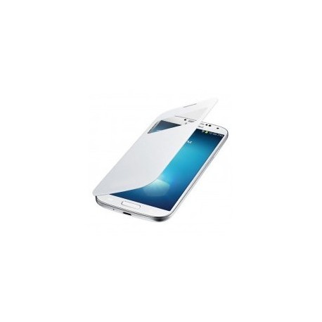Flip Fit Cover Custodia S View per Samsung Galaxy S4 Bianco 