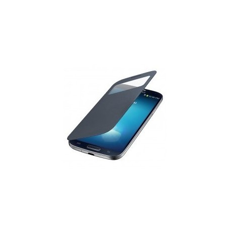 Flip Fit Cover Custodia S View per Samsung Galaxy S4 Nera