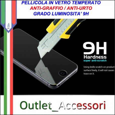 Pellicola in Vetro Temperato X-One per Apple iphone 4 4s 9H