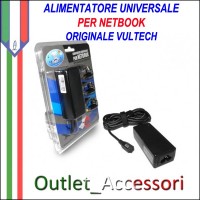 Alimentatore Caricabatterie Universale per Netbook Acer Asus Samsung Toshiba