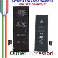 Batteria Pila Apple Iphone 5s Qualità TOP Originale APN 616-0720 0721