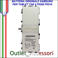Batteria Pila Originale Samsung Galaxy Tab3 TAB 3 P5200 P5210 T4500E Garanzia Ufficiale