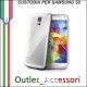 Cover Custodia per Samsung Galaxy S5 G900F in Gomma TPU Chiara Trasparente CELLY