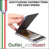 Cambio Sostituzione Copribatteria Back Cover Vetro Rotto Sony Xperia Z3 D6603 Assemblaggio