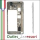Cornice Laterale Scocca Frame Samsung Note 4 N910F Nera Jack Cuffie Speaker Flat