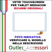 Vetro TouchScreen Touch Mediacom Originale TABLET SmartPad M-MP740GO