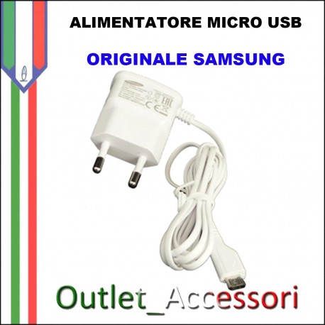 Alimentatore Micro USB Samsung Originale ETA-OU10EWE