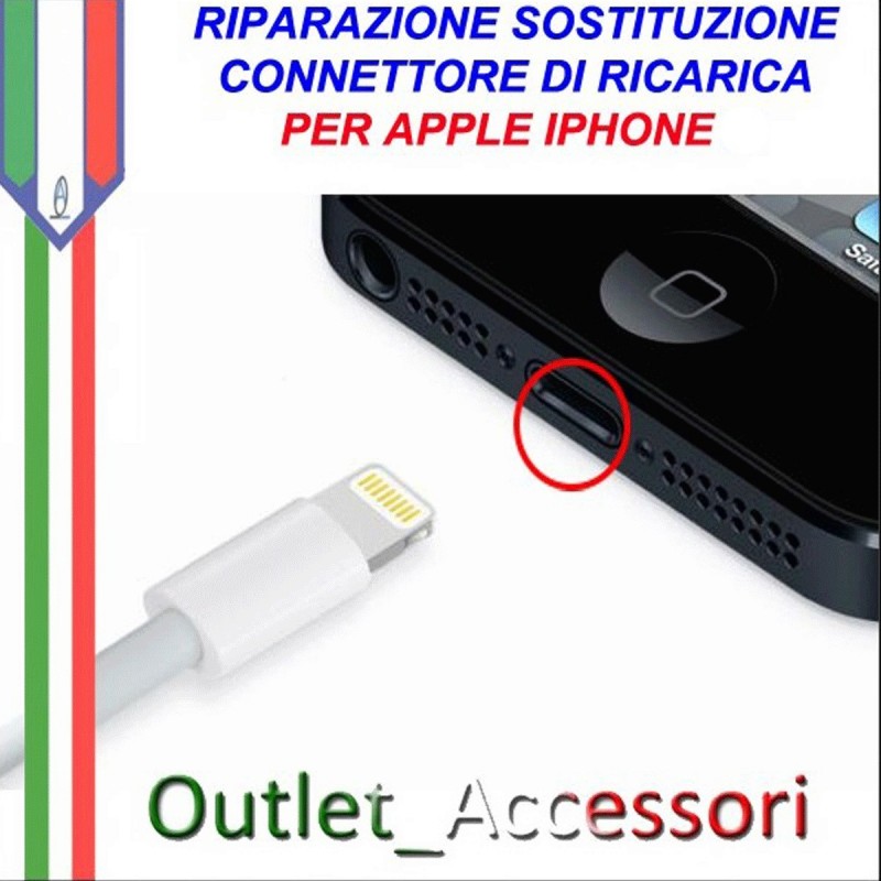Cambio Connettore Jack Ricarica Apple Iphone 6
