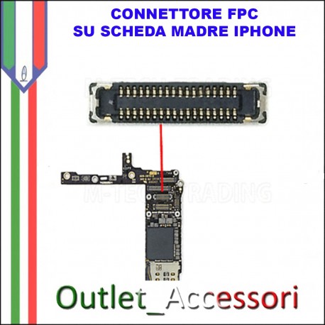 CONNETTORE FPC LCD APPLE IPHONE 5 SCHEDA MADRE