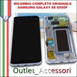 Display LCD Touch Samsung Galaxy S7 Originale SM-G930f G930 NERO Black Sapphire Schermo Completo GH97-18523A