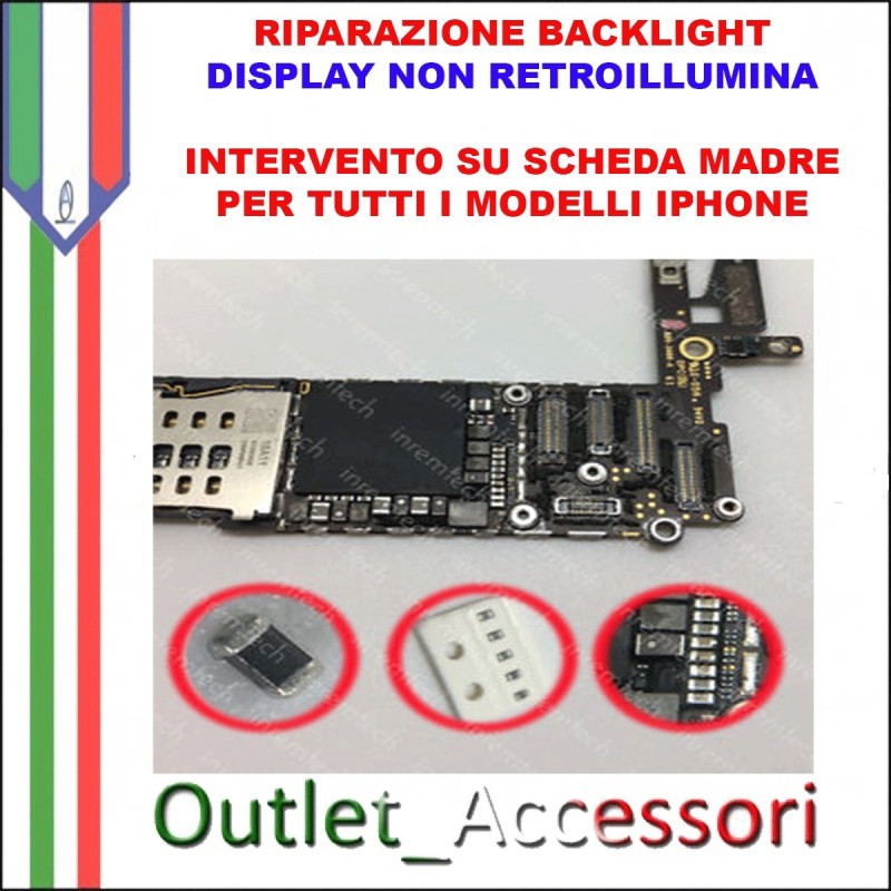 Cambio Sostituzione Scheda Madre IC Carica U2 1610A2 IPHONE 6