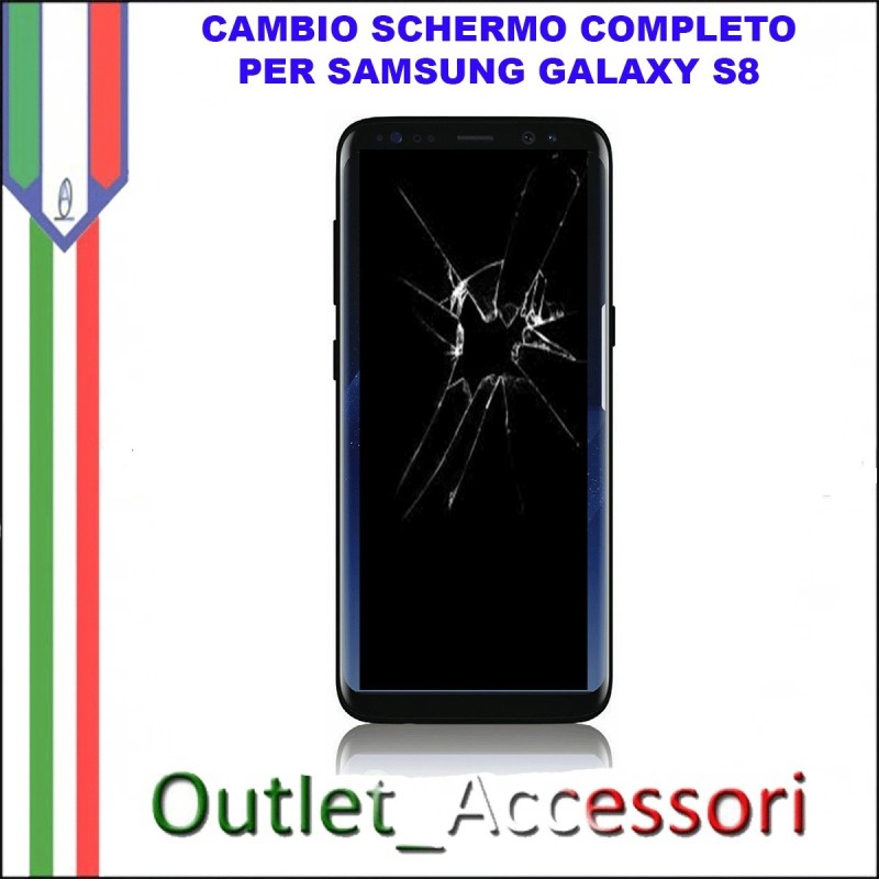 Sostituzione Display Samsung Galaxy S7 EDGE G935F Lcd Vetro Schermo Rotto Riparazione Cambio Assemblaggio