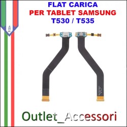 Flat Carica e Microfono Samsung Tab 4 T530 T535 Tablet Jack USB Ricarica