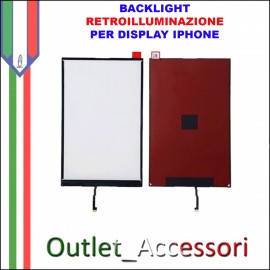 Backlight Retroilluminazione Display Iphone 5C 5S SE Luminosità Schermo LCD