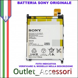 Batteria Pila Sony Xperia Sony Xperia Z1 C6903 L39H LT39H LT39I 1271-9084 Originale
