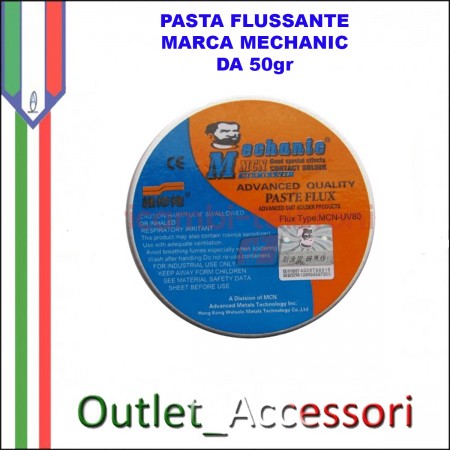 Pasta Flussante Mechanic 50gr per Saldature