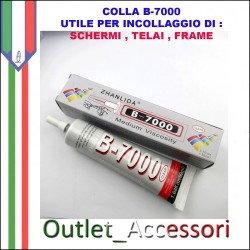 Colla B7000 B-7000 Incollaggio Schermi Display 15ml Frame Cornice Cellulari